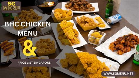 BHC CHICKEN MENU AND PRICE LIST SINGAPORE Updated 2024