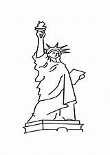 Free Printable Statue Of Liberty Coloring Pages For Kids sketch template
