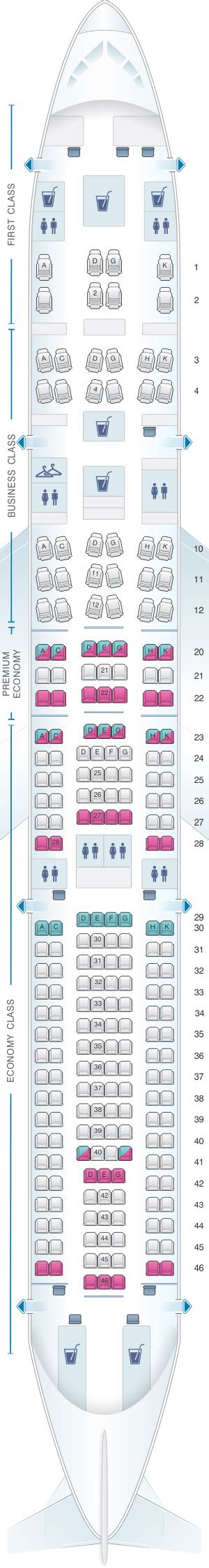 Seat Map Lufthansa Airbus A330 300 236pax | SeatMaestro