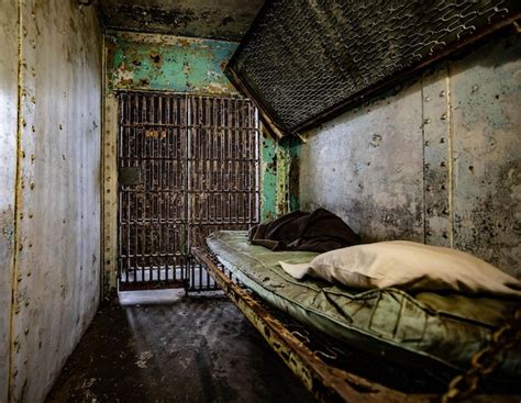 Premium Photo | Photo of a rustic metal room in the prison