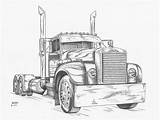 Semi Truck Front View Coloring Pages sketch template
