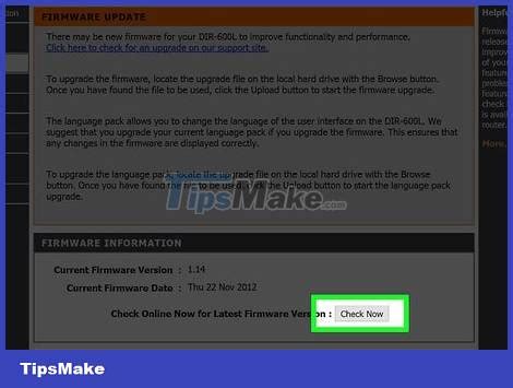 How to Update Router Firmware - TipsMake.com