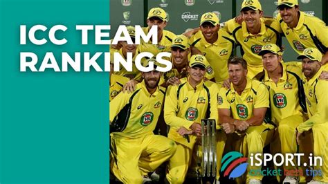 ICC Team Rankings - ranking of men's National Cricket Teams