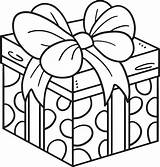 Birthday Gift Isolated Coloring Page For Kids 20447521 Vector Art At  sketch template