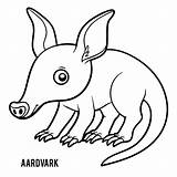 Premium Vector Coloring Book For Children Aardvark  Home sketch template