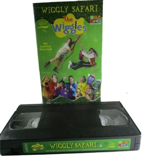 THE WIGGLES WIGGLY Safari with Steve Irwin G PAL VHS ABC Video 2002. Tested £7.44 - PicClick UK