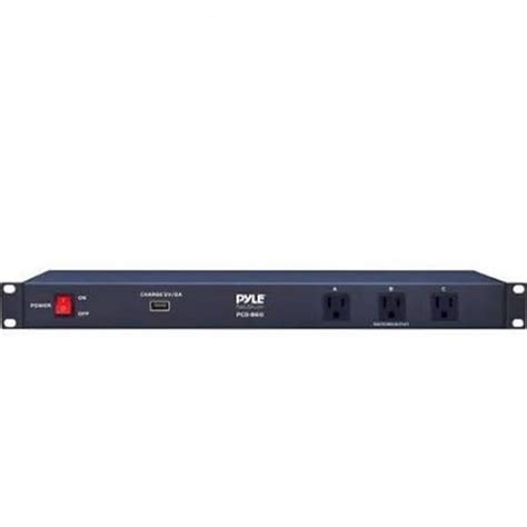 Rack Mount Power Conditioner Strip with USB Charge Port Power Supply Surge Protector - Walmart.com