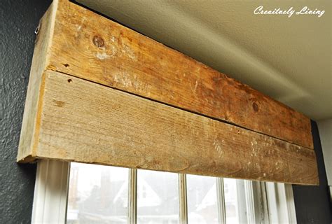 DIY Rustic Window Valances by Creatively Living Blog | Rustic window ...