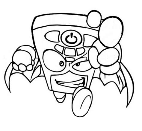 Ace Superzings Coloring Page - Free Printable Coloring Pages for Kids