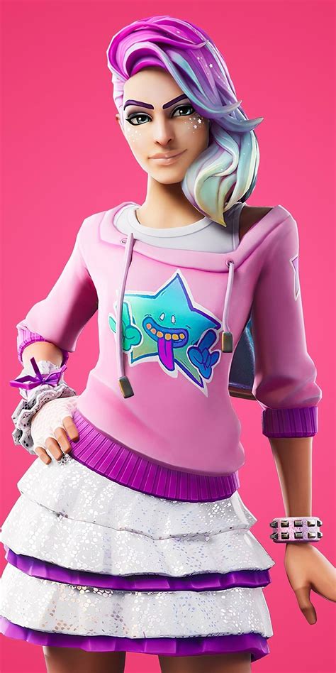 1080x2160 Fortnite Chapter 2, Starlie Outfit, girl, video game, 2019 wallpaper | Best gaming ...