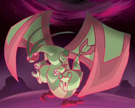 Gigantamax Flygon by SuperGalaxyRider | Cute pokemon wallpaper, Pokemon ...