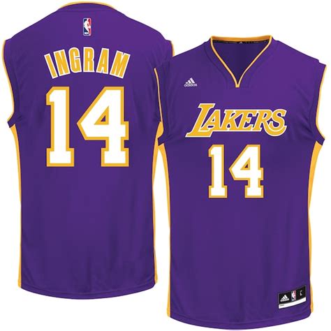 Men's Los Angeles Lakers Brandon Ingram adidas Purple Alternate Replica ...