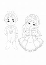 Cute Prince And Princess Coloring Pages  2 Free Coloring Sheets 2021 sketch template