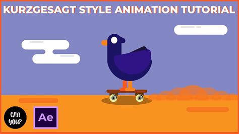 How To Make KURZGESAGT Style Bird Animation | After Effects Animation Tutorial - YouTube