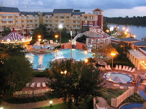 Disney's Boardwalk Pool at Dusk | Flickr - Photo Sharing!