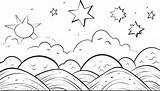 Premium Photo  Blank coloring Page With Simple Outlines For Kids sketch template