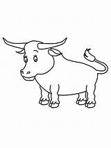 Ox coloring Pages  SeaColoring sketch template
