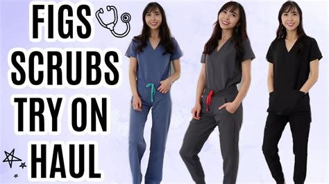 FIGS Scrubs Try On Haul: First Impressions. Petite Sizing I TIFFANYRN - YouTube