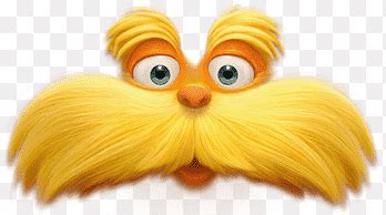 Lorax Mustache Outline Clipart