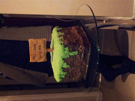 Minecraft Grass Block Cake Minecraft Blog