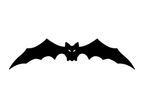 Premium Vector | Scary halloween bat silhouette