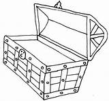 Printable Coloring Pages Treasure Chest sketch template