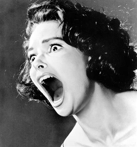 Vintage SCREAM advertising or movie promotional photo. | Expressions photography, Face drawing ...