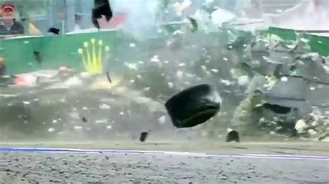 F1 Russian GP・Romain Grosjean, the moment of large crash - YouTube