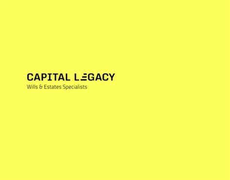 Capital Legacy. The new Brand