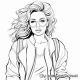 Fashion Coloring Pages  Free & Printable sketch template