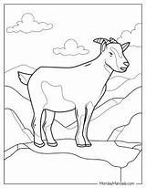 20 Goat Coloring Pages Free PDF Printables sketch template