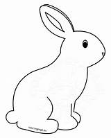 Printable Rabbit Coloring Pages For Kids – Page sketch template