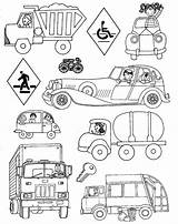 Lets Us Learn With These Transportation Coloring Pages PDF  sketch template