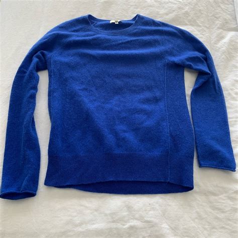 Joie 100% Cashmere Sweater Royal Blue Size Medium - Gem