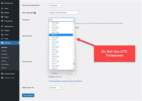 Google Calendar Integration Missing time zone definition – Booking ...