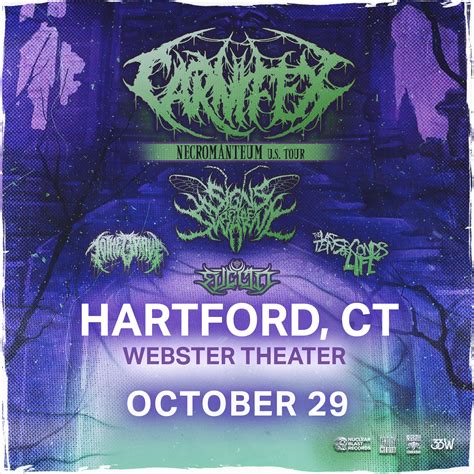 Buy Tickets to CARNIFEX - NECROMANTEUM U.S. TOUR in Hartford on Oct 29, 2023