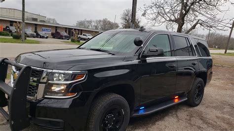 2019 Tahoe PPV Feniex Police Lights by EFS Houston Emergency Fleet Service - YouTube