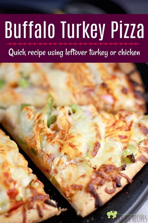 Buffalo Turkey Pizza | Recipe | Turkey pizza, Leftover turkey recipes, Recipes