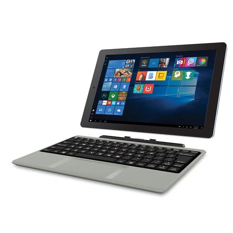 RCA Cambio 10.1" 2 in 1 32GB Tablet with Windows 10, 2GB RAM, Includes Keyboard - Charcoal ...