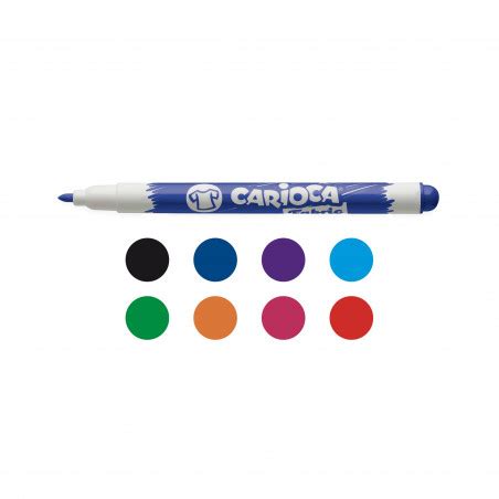 Whiteboard Markers Fine Tip - 8 Pcs WHITEBOARD CARIOCA