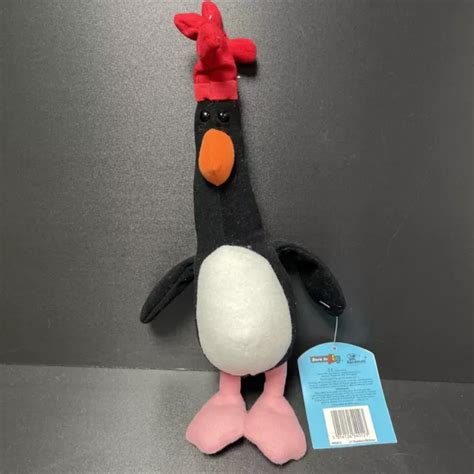 WALLACE & GROMIT Feathers McGraw Penguin 11" Soft Toy Plush 1989 BNWT £24.99 - PicClick UK