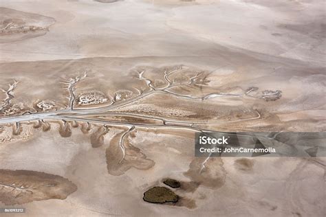 Mud Flats Stock Photo - Download Image Now - Mud Flat, Western Australia, Aerial View - iStock