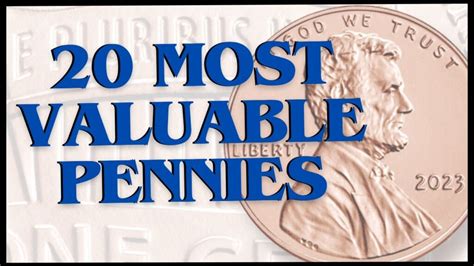 20 Valuable Pennies Price Guide - Lincoln Penny Worth Money in Circulation Coins