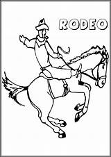 Rodeo coloring Pages Free Printable PDF  Total Coloring sketch template