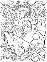 Summer Coloring Pages For Kids Print Them All Free sketch template