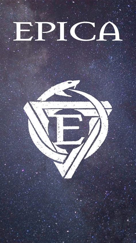 Epica logo, epica, logo, space, snake, penrose, wallapaper, phone, metal, HD phone wallpaper ...