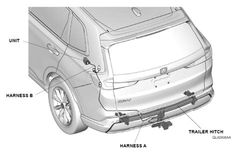 2023-2024 Honda CR-V Trailer Hitch Harness 08L91-3A0-100 | Clarkknapp Honda