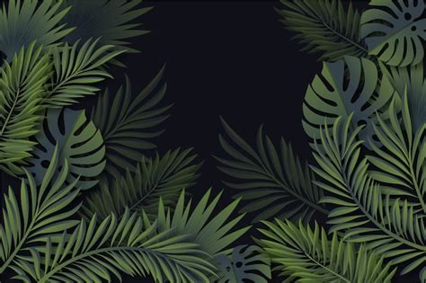 Tropical Leaf Wallpaper