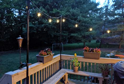 How to Hang String Lights on a Deck | Easy DIY Tutorial