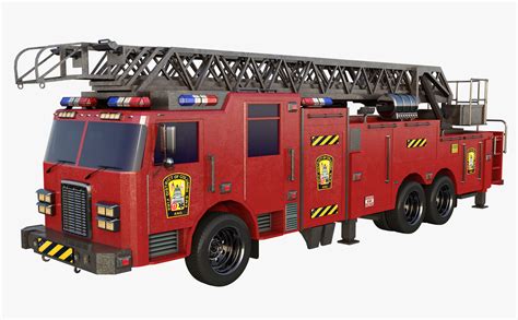 3D truck vehicle firetruck model - TurboSquid 1452828